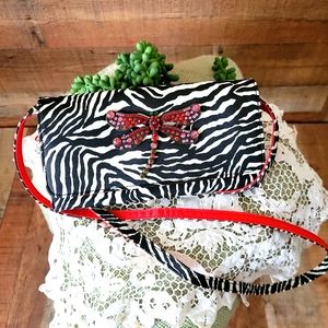 Retro Zebra multifunctional crossbody purse 💖